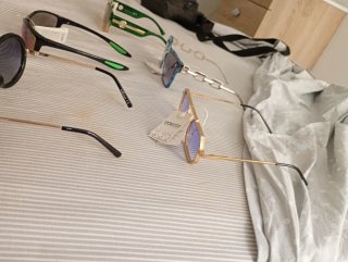 5 Gafas de sol vintage antiguas.