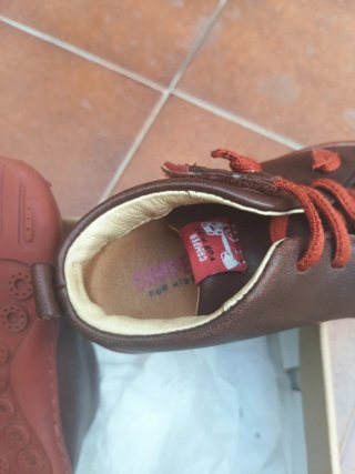 Camper Zapatos de piel Talla 23 Marrón Cordones Ro