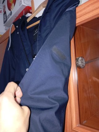 Chaqueta Impermeable Armani Exchange Azul