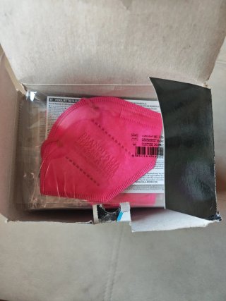 50 Mascherine FFP2 NR Branditalia Rosa