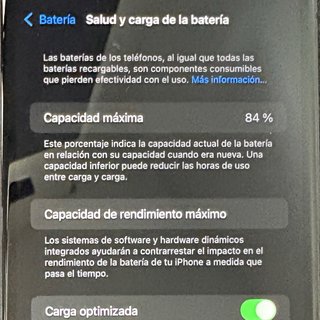 iPhone 11 Negro, del 2024 64GB 84% salud bateria