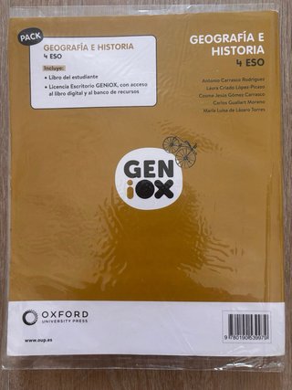Geografía e Historia 4º ESO. Libro del estudian...