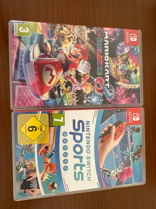 2 Juegos Nintendo Switch: Mario Kart & Sports