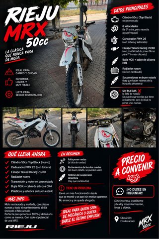 Rieju mrx 50cc