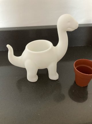 Vaso Dinosauro Brontosauro 3D (pianta non inclusa)