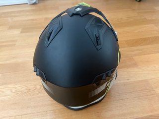 Casco Jet Acebis Talla L Negro Amarillo