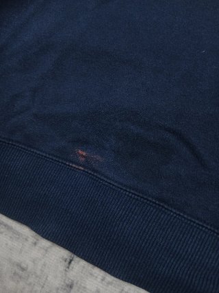 Felpa Nike Vintage Blu Navy Ricamata Spellout Boxy