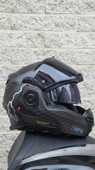 Casco Moto LS2 Advant X Carbono Modular