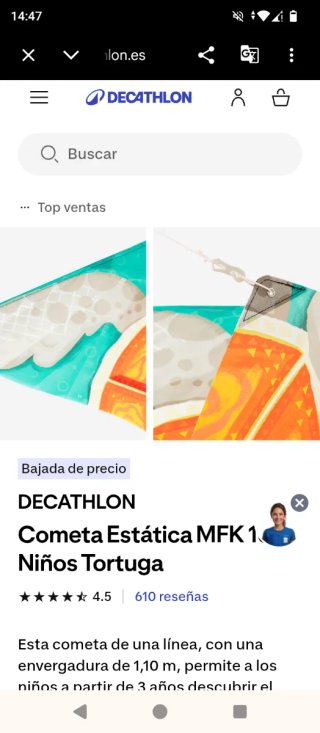 Cometa infantil Decathlon