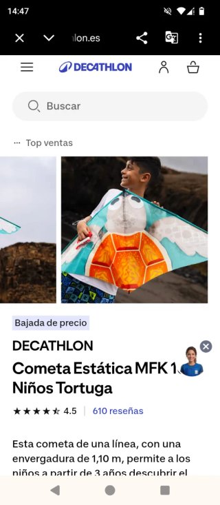 Cometa infantil Decathlon