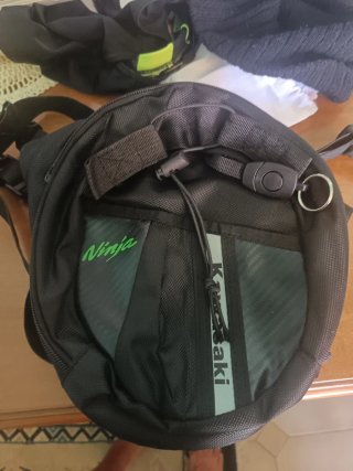 Marsupio Gamba Kawasaki Ninja Nero/Verde