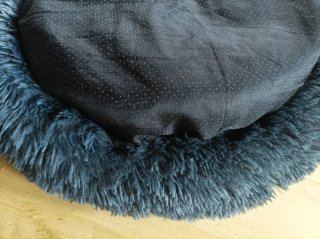 Cama Antiestrés para Mascota, Gris, Diámetro 75cm