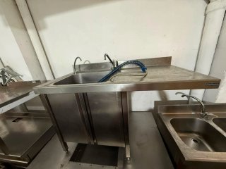 Fregadero industrial acero inoxidable