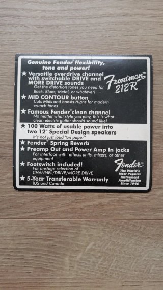 Amplificador Fender Frontman 212R 100W