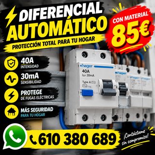 Cambio de Diferencial Eléctrico