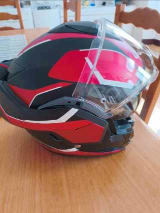Casco Moto HJC i100 Modular Rojo