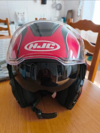 Casco Moto HJC i100 Modular Rojo