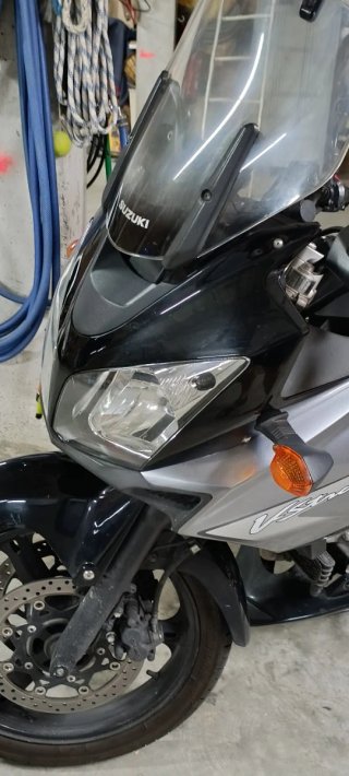Parabrisas Moto Negro/gris