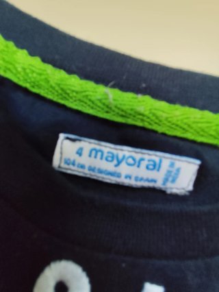 Lote 3 camisetas manga larga niño Mayoral 4 años
