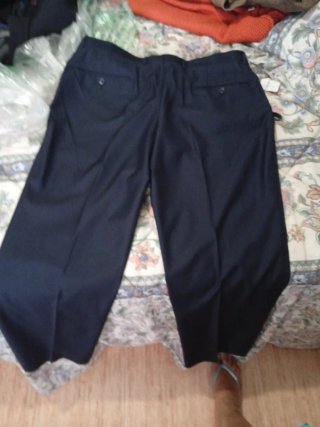 Pantalón de vestir caballero azul