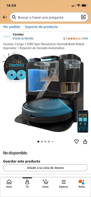 Cecotec Conga 11090 Robot Aspirador