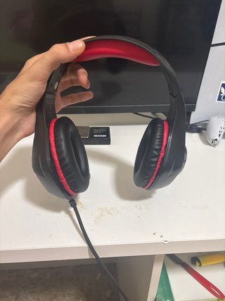 Cascos Gaming Negros y Rojos