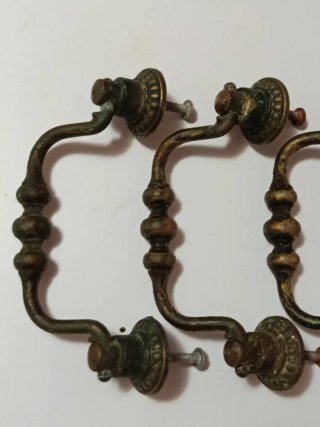 Tiradores antiguos bronce