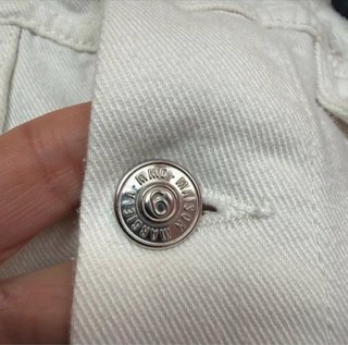 MM6 Maison Margiela Giubbino Jeans Bianco