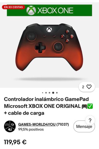 Xbox One X 1TB + Mando Vulcano + Juego