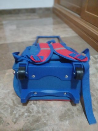 Mochila Spiderman con carrito infantil