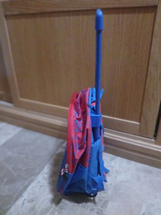 Mochila Spiderman con carrito infantil