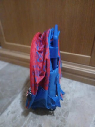 Mochila Spiderman con carrito infantil