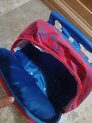 Mochila Spiderman con carrito infantil