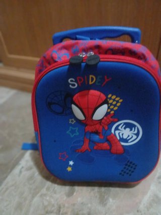 Mochila Spiderman con carrito infantil