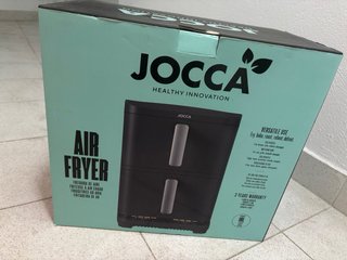 Air fryer doble cesta JOCCA usado una vez