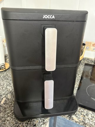 Air fryer doble cesta JOCCA usado una vez