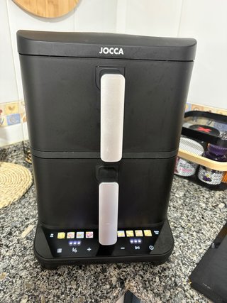 Air fryer doble cesta JOCCA usado una vez