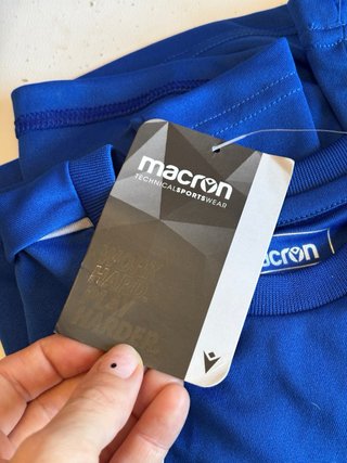 Macron Rigel Hero T-shirt tecnica blu S