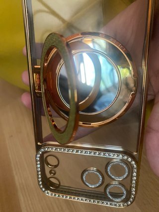 Funda iPhone 17 Pro Max con Anillo y Diamantes