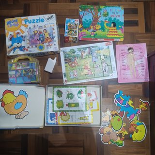 Lote Puzzles y Rompecabezas Infantiles