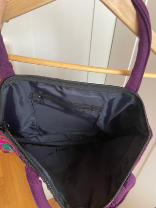 Bolso mexicano bordado flores