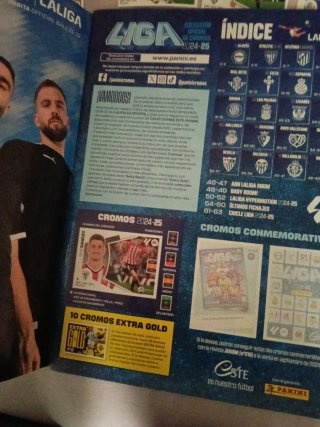 Álbum Oficial LaLiga 2024-25 + Cromos