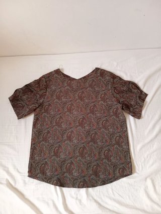 Blusa Vintage Estampada Talla M/L