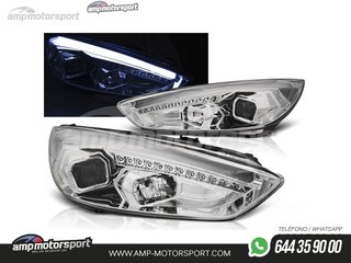 FAROS DELANTEROS LUZ DIURNA TUBE LIGHT PARA FORD FOCUS MK3 2015-2018