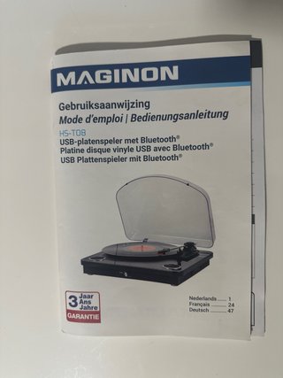 Tocadiscos Maginon HS-T08 USB Bluetooth leer desc