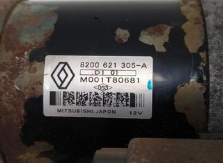 Motor arranque 8200621305a renault trafic 255201