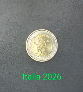 2 Euro FDC Italia 2026