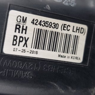 FARO DERECHO OPEL OPEL MOKKA (C76) 2012-2016