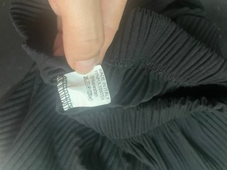 Pantalones anchos negros mujer