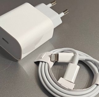 20W Cargador rápido con cable Lightning